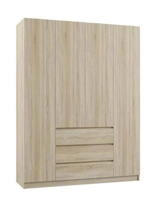 Armario-de-madera-con-cajones-claro