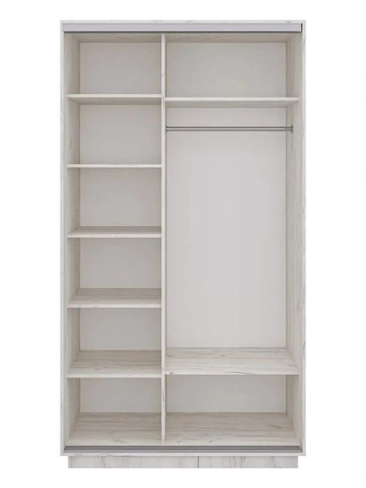 Armario melamina blanco con estantes