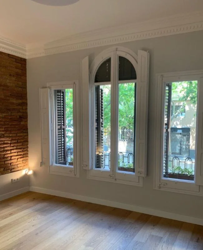 ventanas punto redondo piso Barcelona