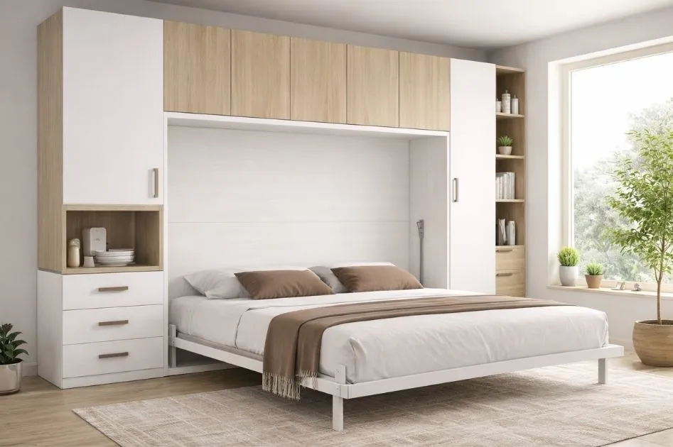 habitación cama abatible matrimonio