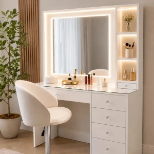 tocador de maquillaje con luz barcelona
