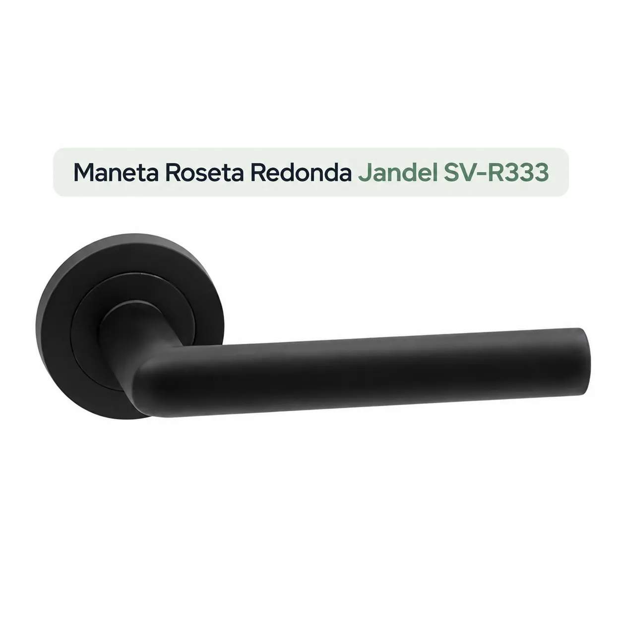 Maneta Negra con Roseta Redonda Jandel
